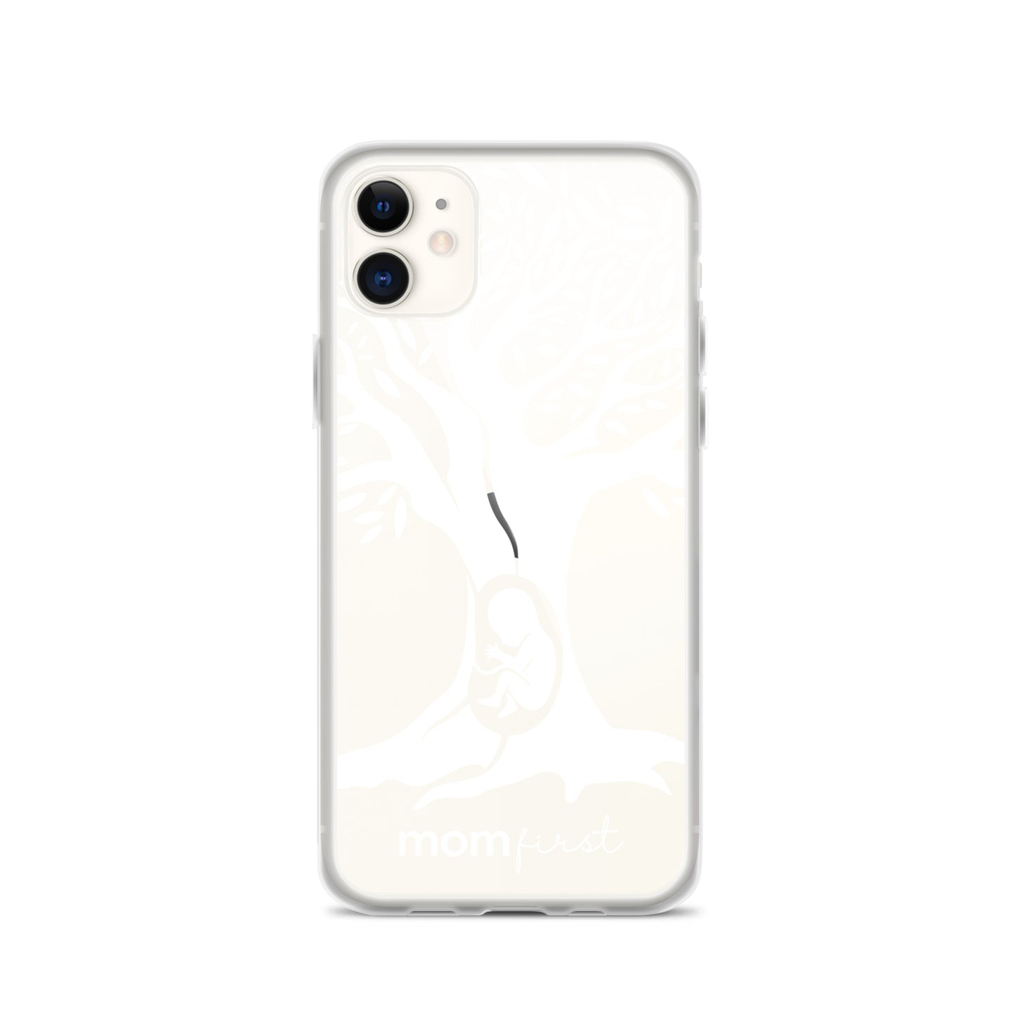 Clear Case for iPhone® - White Logo