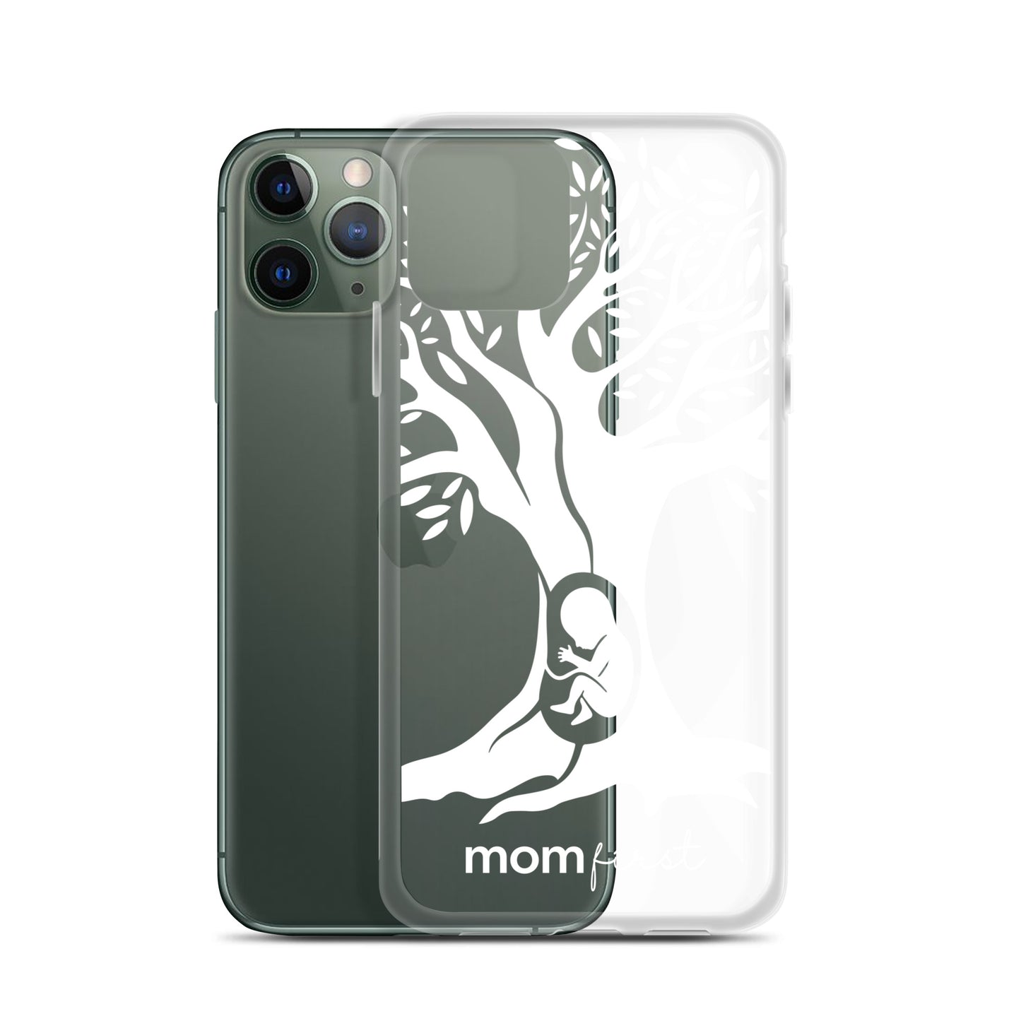 Clear Case for iPhone® - White Logo