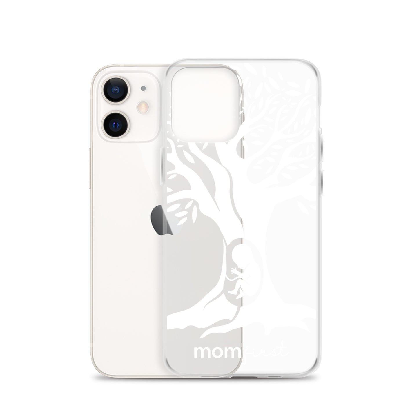 Clear Case for iPhone® - White Logo