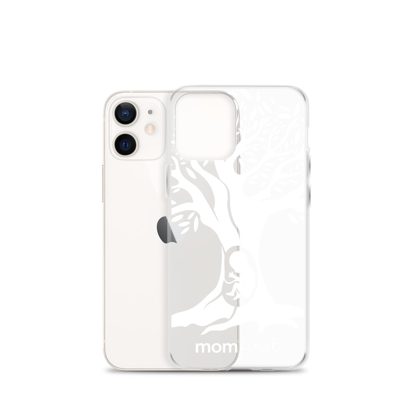 Clear Case for iPhone® - White Logo