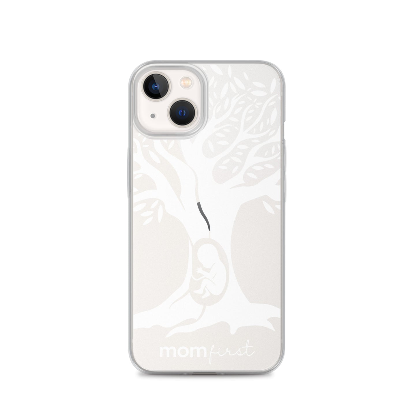 Clear Case for iPhone® - White Logo