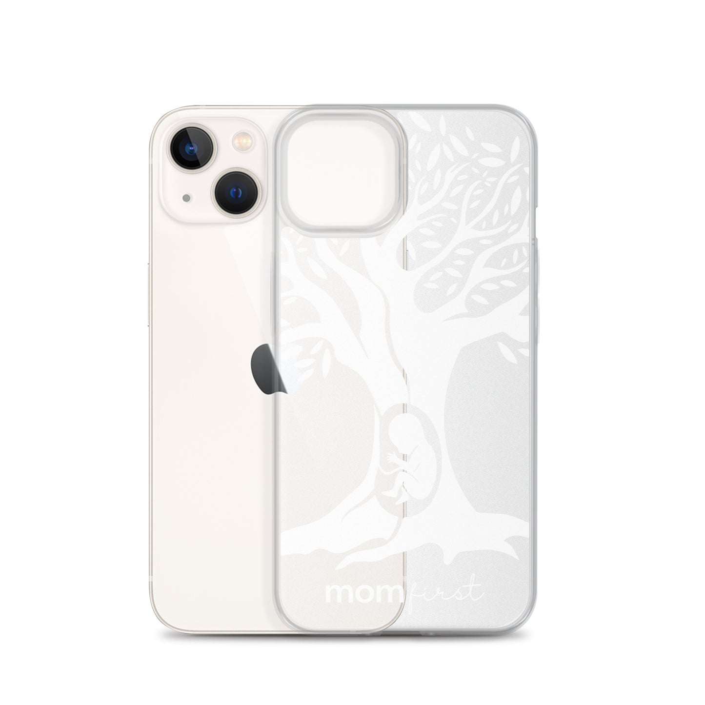 Clear Case for iPhone® - White Logo