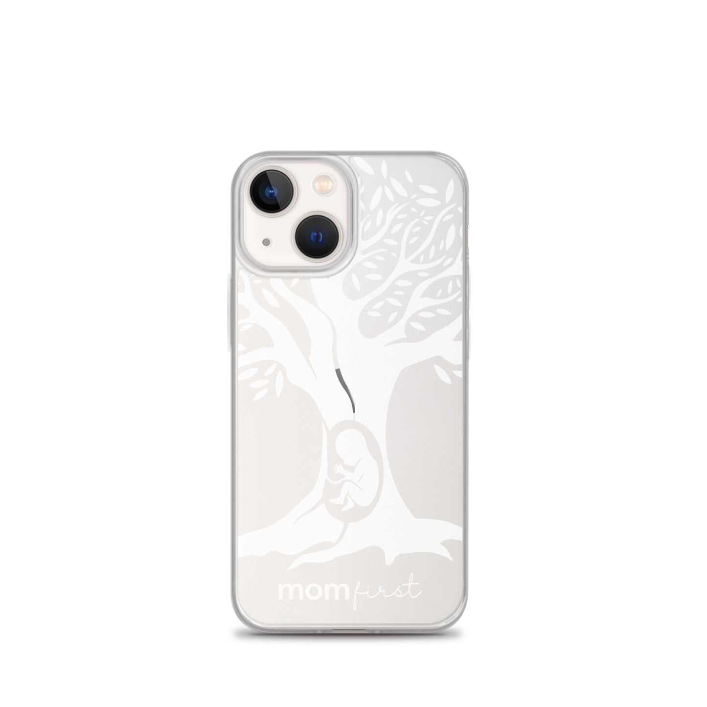 Clear Case for iPhone® - White Logo