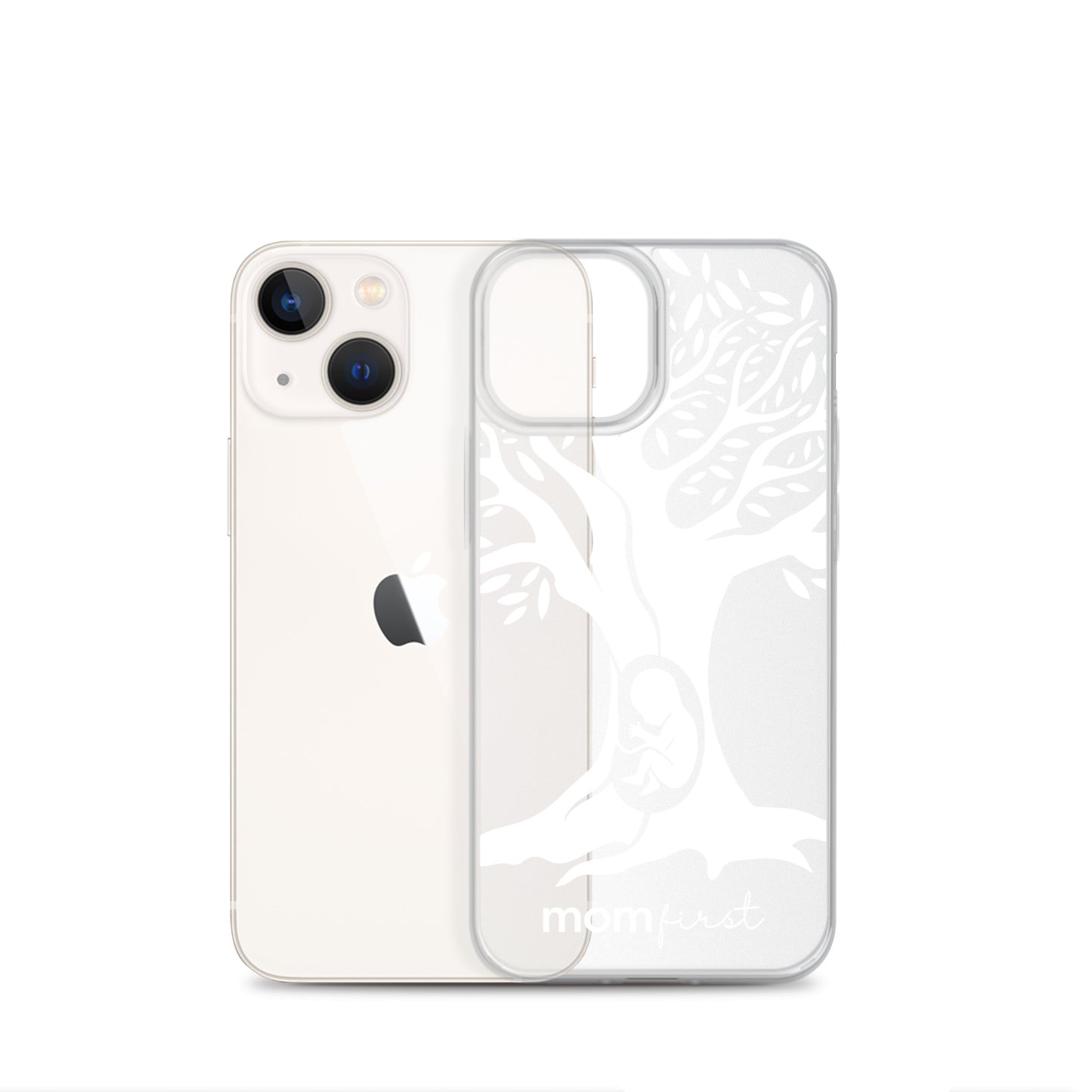 Clear Case for iPhone® - White Logo