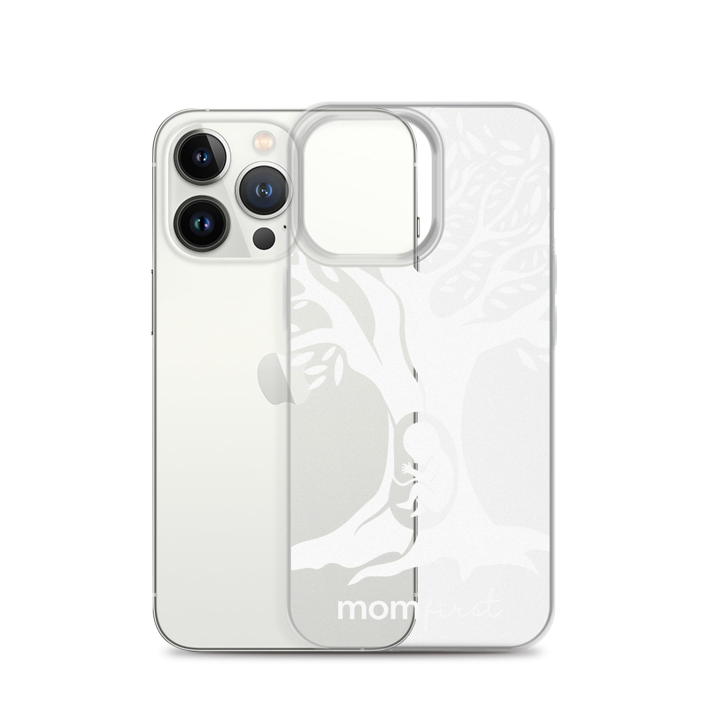 Clear Case for iPhone® - White Logo