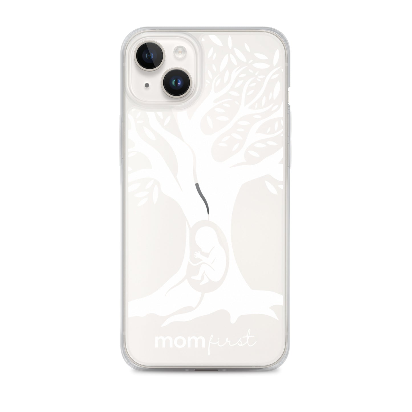 Clear Case for iPhone® - White Logo