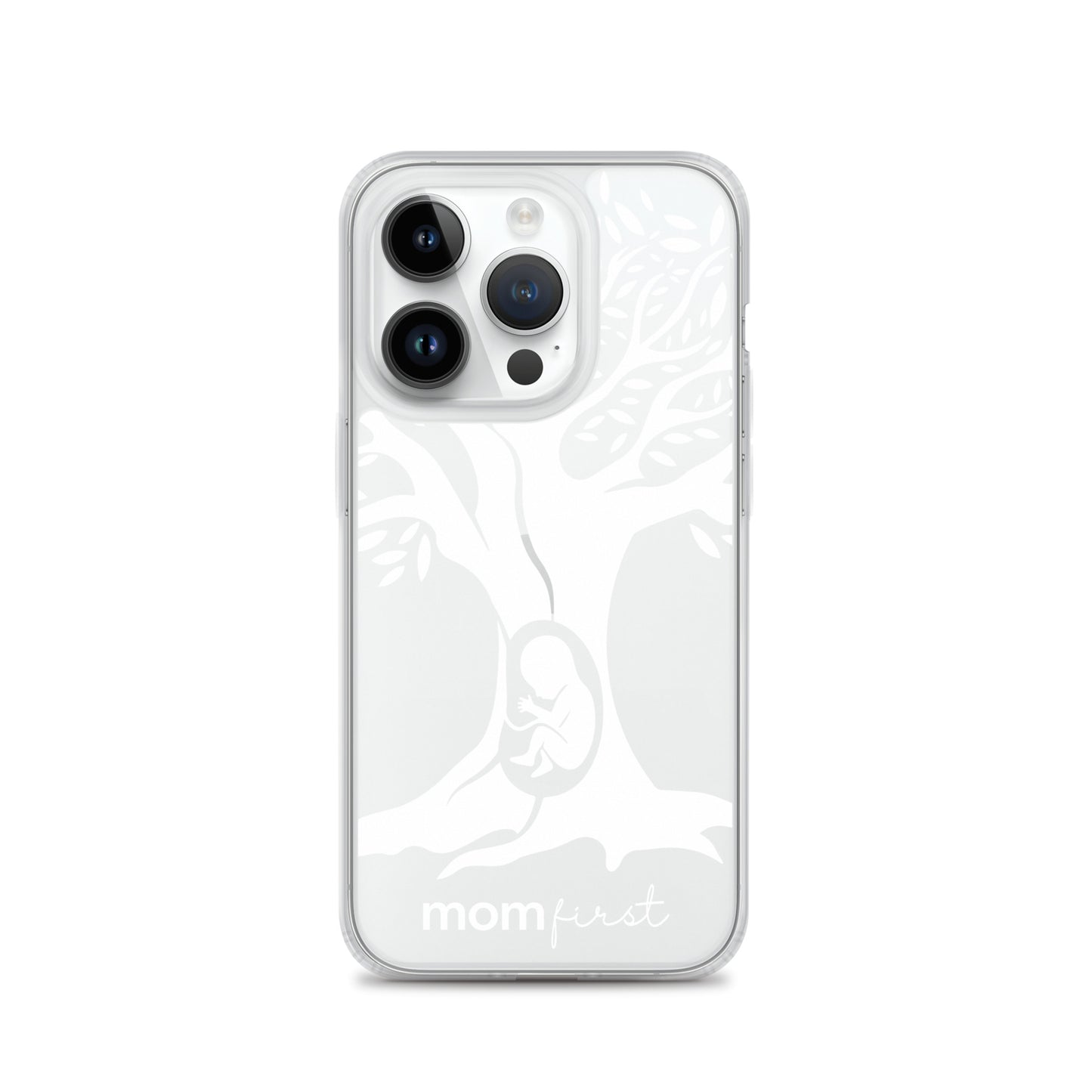 Clear Case for iPhone® - White Logo