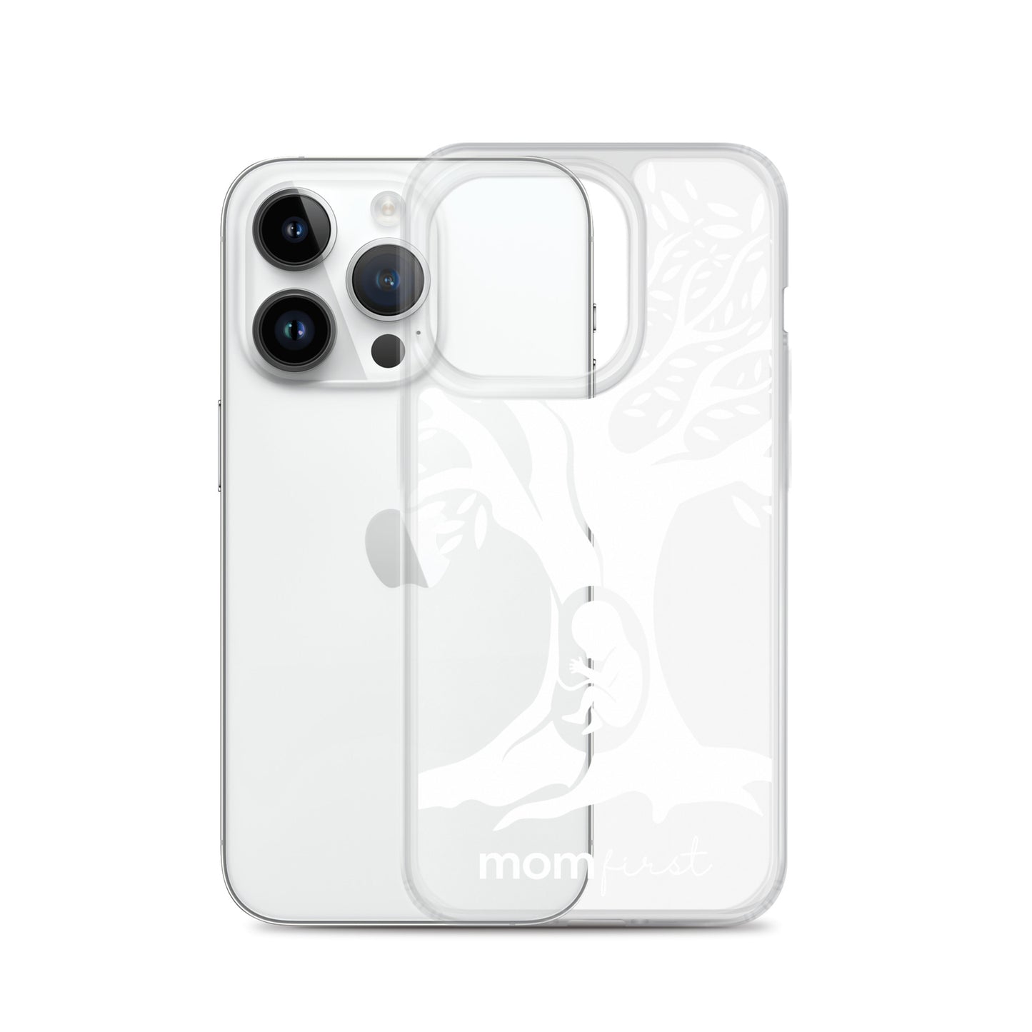 Clear Case for iPhone® - White Logo