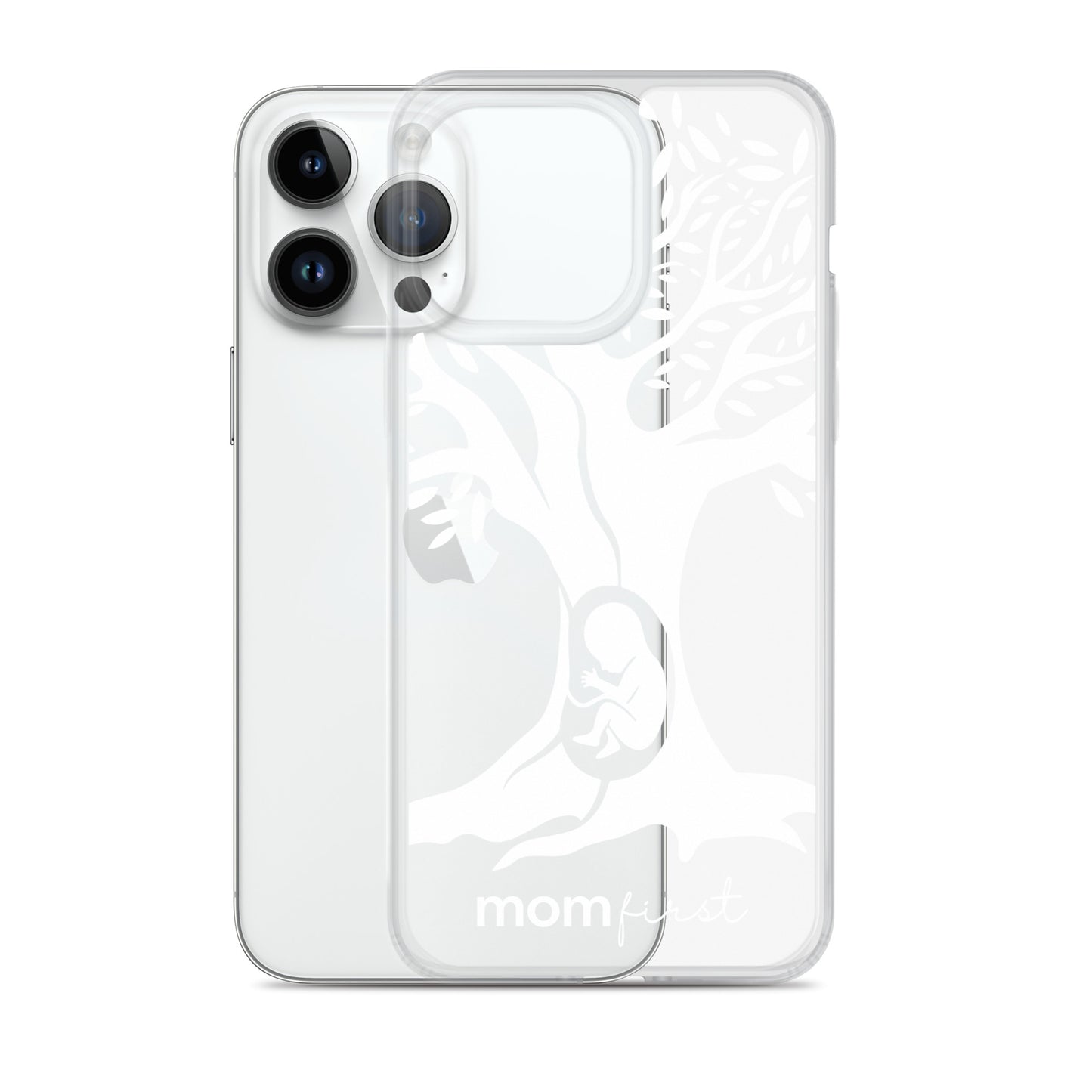 Clear Case for iPhone® - White Logo