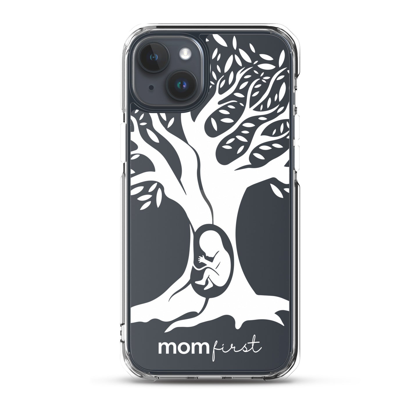 Clear Case for iPhone® - White Logo