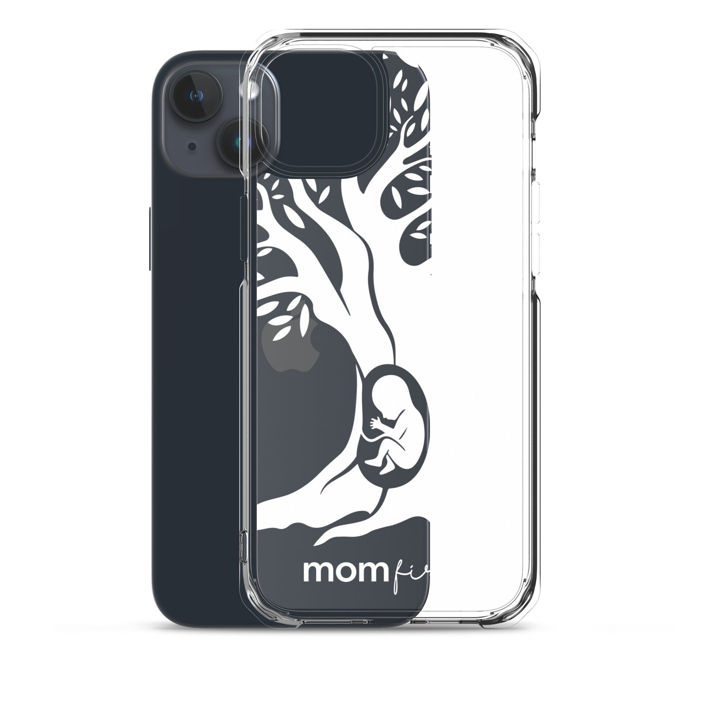 Clear Case for iPhone® - White Logo