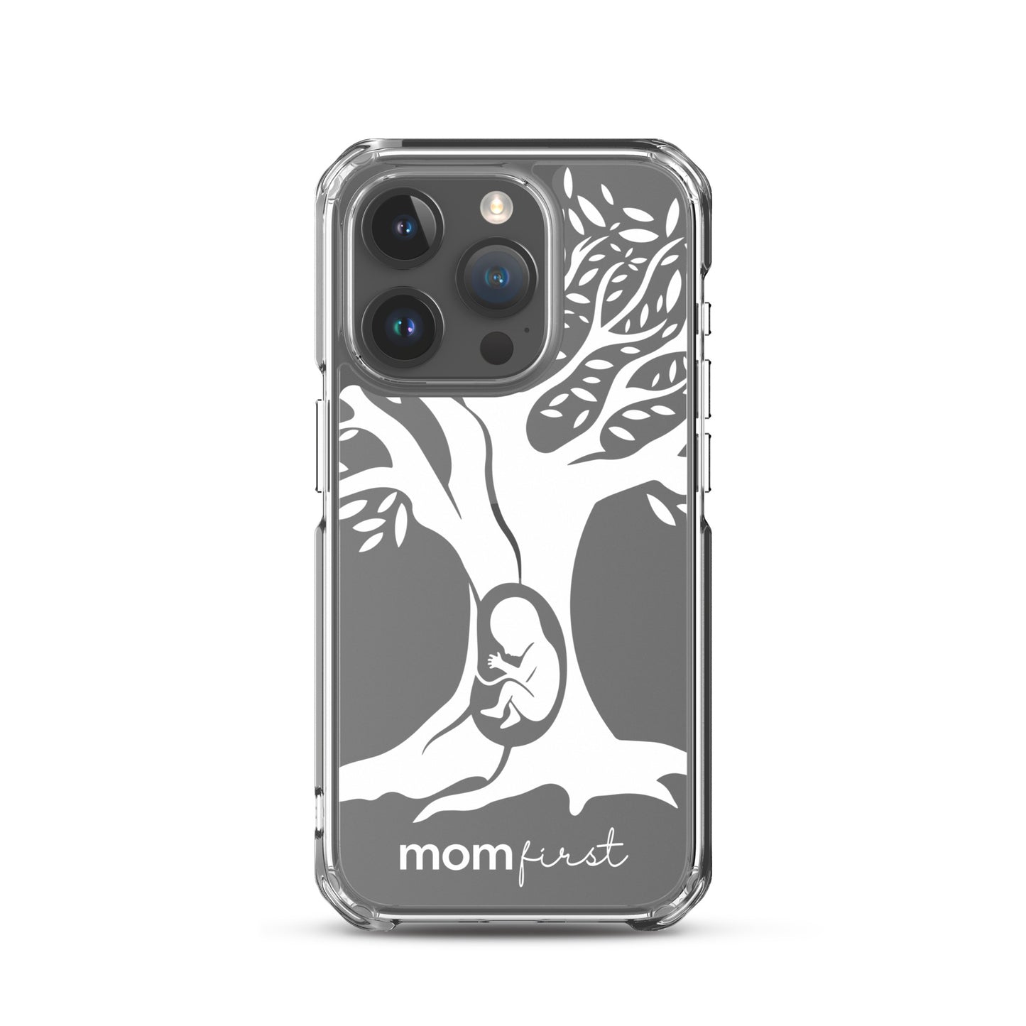 Clear Case for iPhone® - White Logo