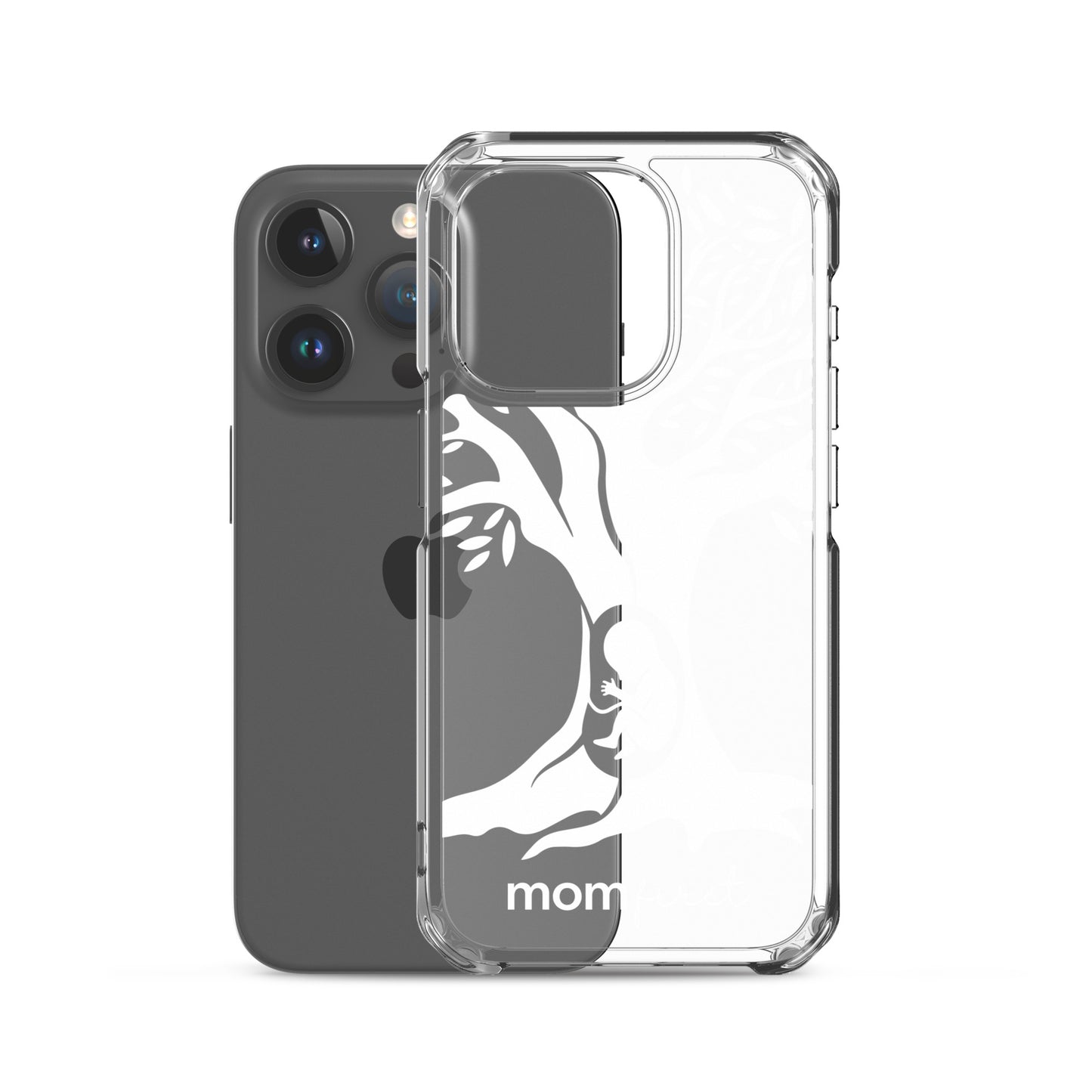 Clear Case for iPhone® - White Logo