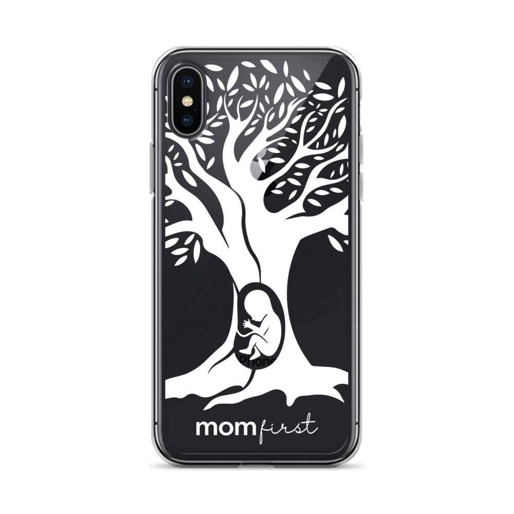 Clear Case for iPhone® - White Logo