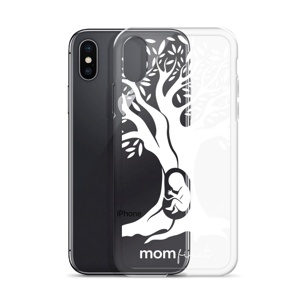 Clear Case for iPhone® - White Logo