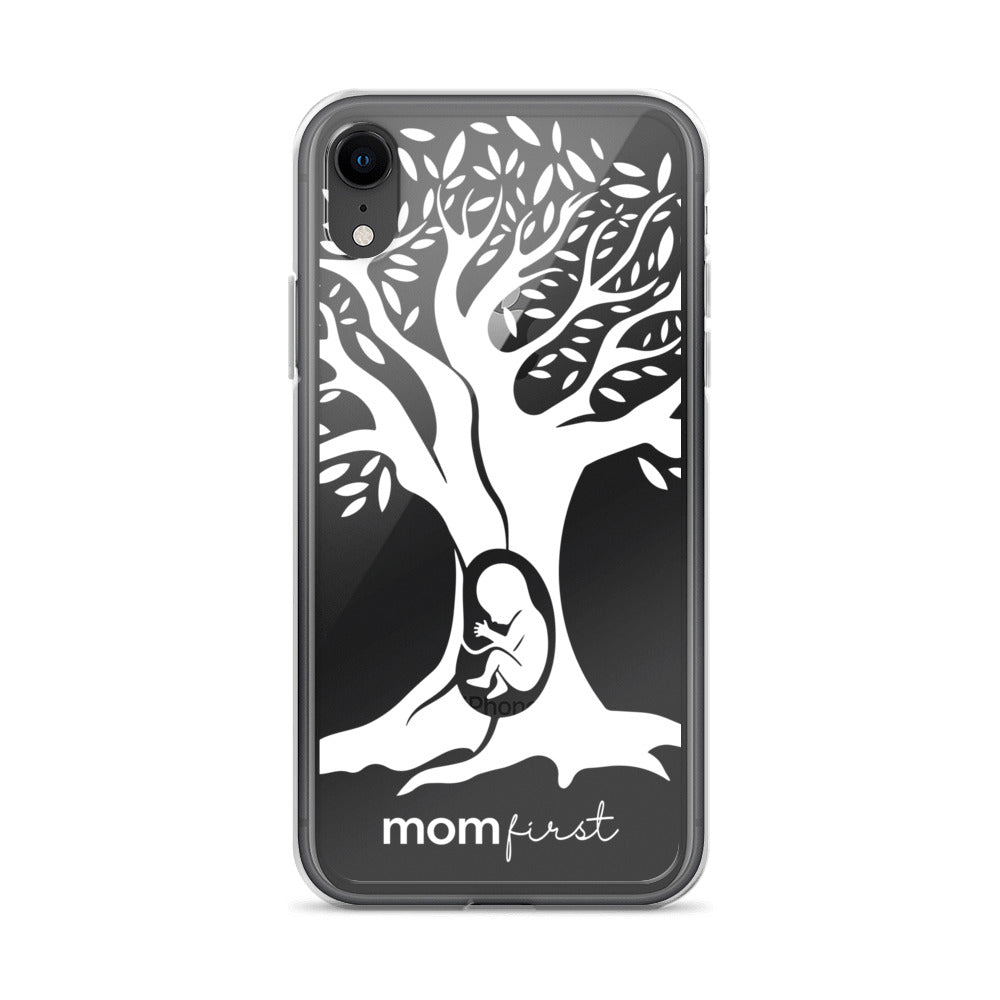 Clear Case for iPhone® - White Logo