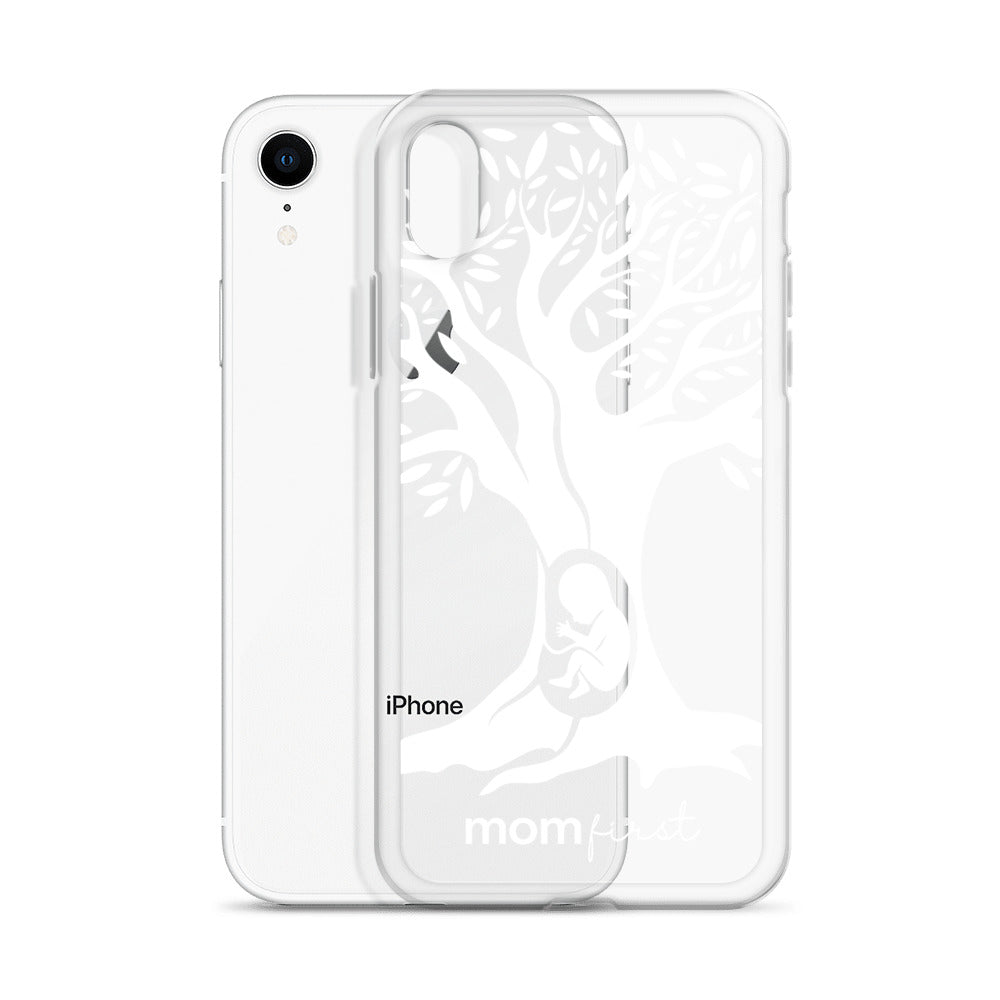 Clear Case for iPhone® - White Logo