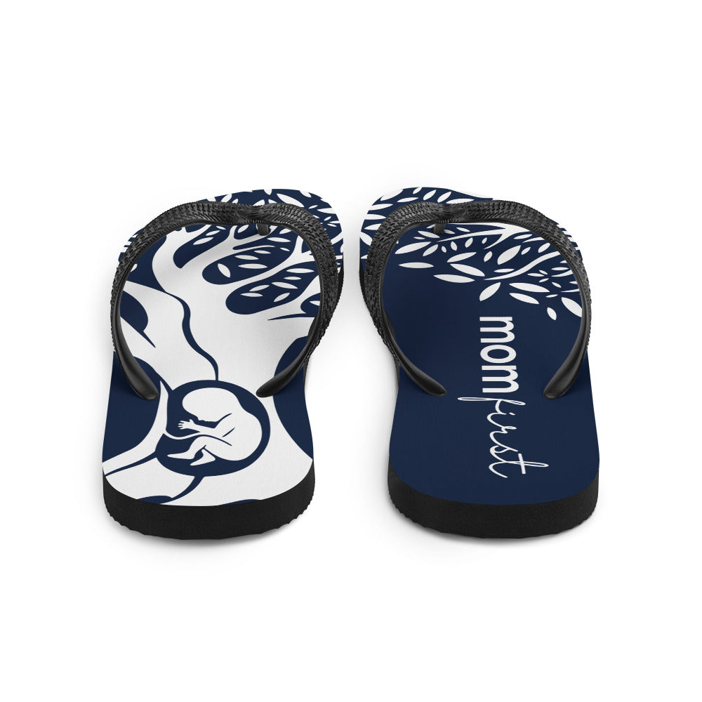 Navy Blue Flip-Flops